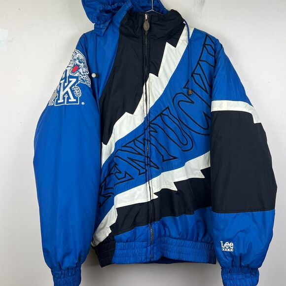 Vintage 90s Kentucky Wildcats Lee Sport puffer jacket size medium - Picture 1 of 8